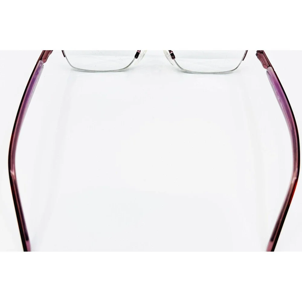 Elle Eyeglasses Womens Burgundy Semi Rimless EL13427 WI 50-18-135 50mm